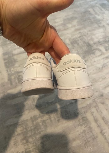 Unisex Çocuk Beyaz Cırtcırtlı Spor Ayakkabı - Görsel 2