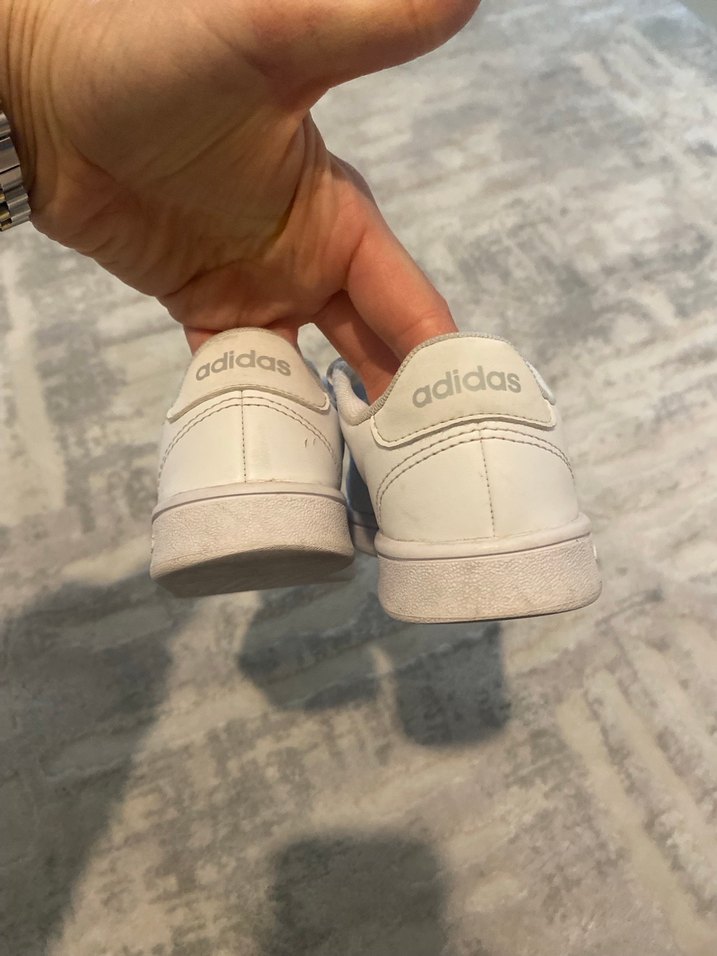 Unisex Çocuk Beyaz Cırtcırtlı Spor Ayakkabı - Görsel 2