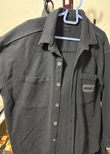 LCW Gri Düğmeli Uzun Kollu Erkek Gömlek - Görsel 2