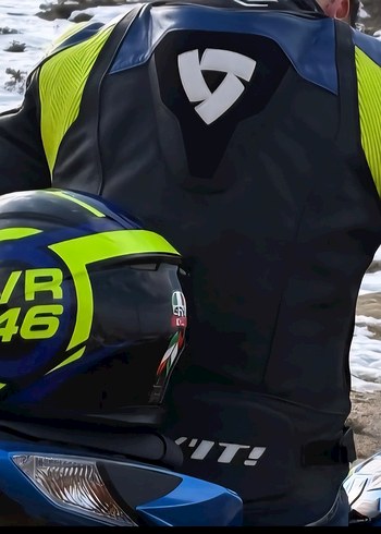 Orjinal AGV VR46 L Beden Kask - Görsel 2