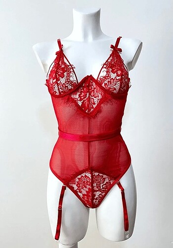 universal Beden kırmızı Renk Kırmızı Bodysuit