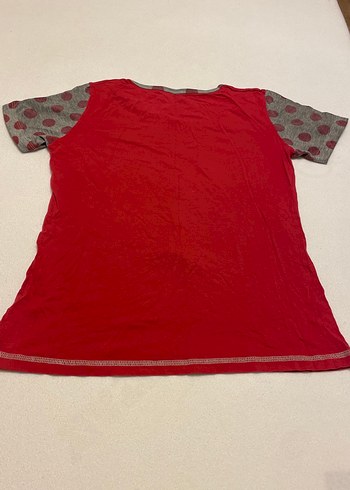 Kısa Kollu Hamile Tişörtü, Dantel Detaylı - Görsel 2