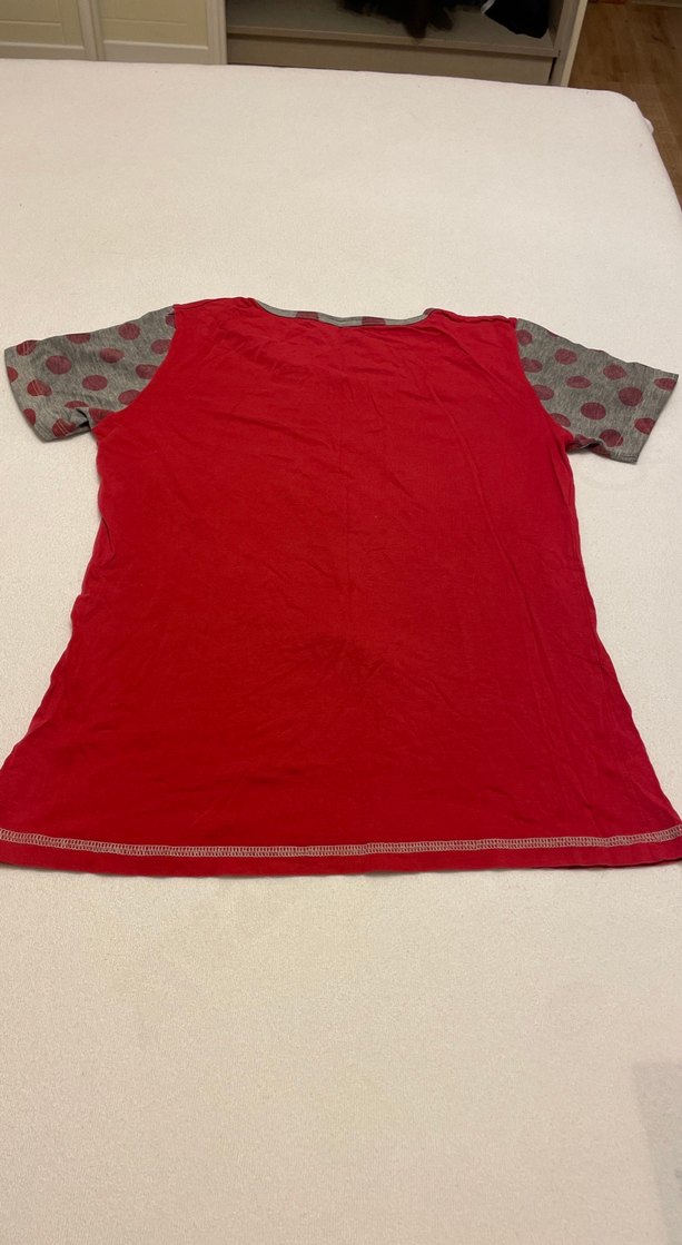 Kısa Kollu Hamile Tişörtü, Dantel Detaylı - Görsel 2