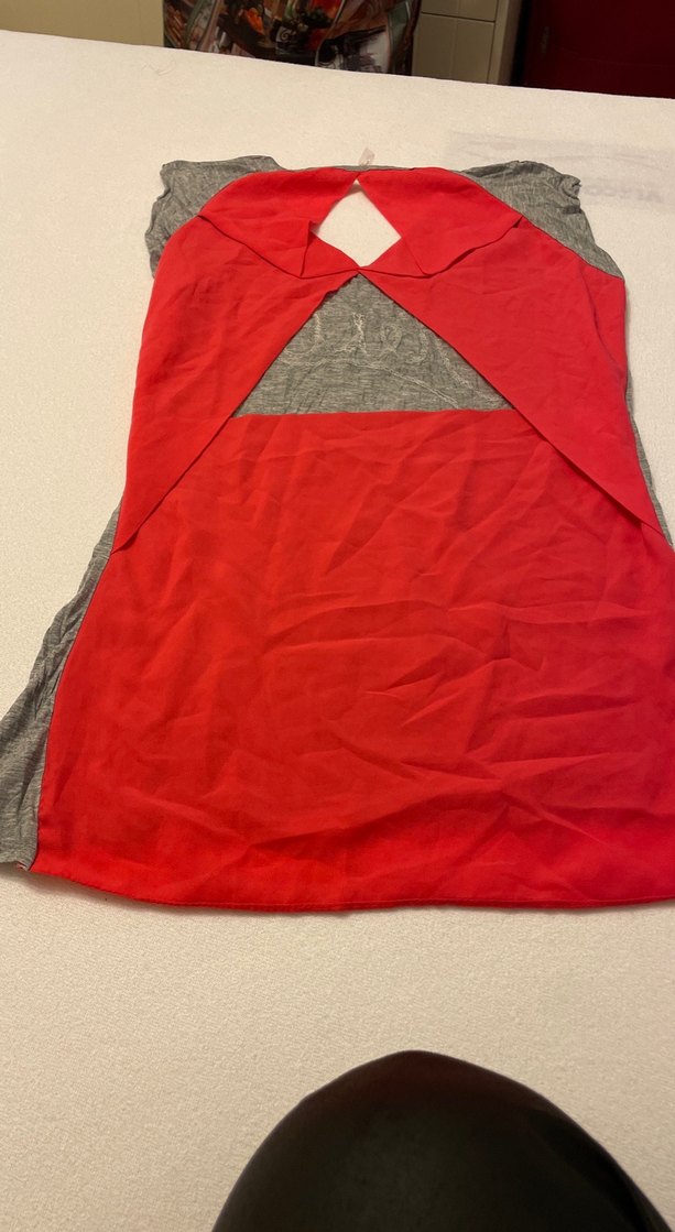 Gri Kısa Kollu Hamile Bluzu - Görsel 2