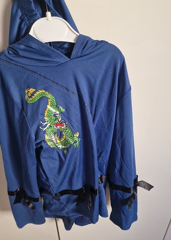 Erkek Çocuk ninja kostumu - Mavi - Görsel 3