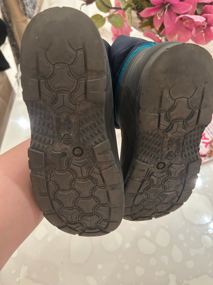 Decathlon marka Mavi Erkek Çocuk Kauçuk Bot Velcro - Görsel 3