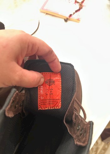 Harley-Davidson Kahverengi Deri Biker Bot - Görsel 9