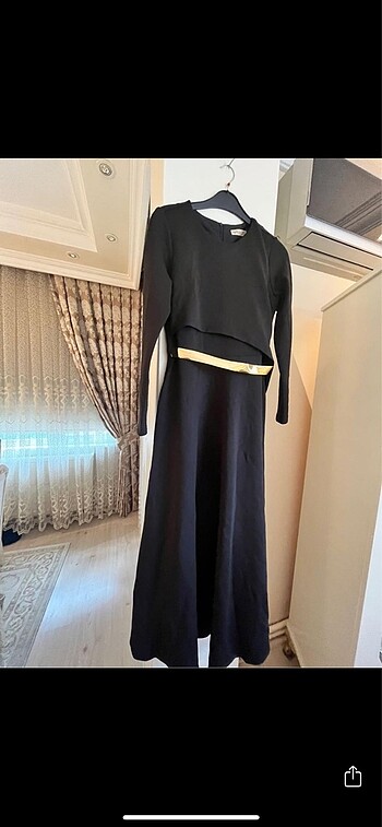 Büyük beden tesettür elbise klasik - Görsel 2