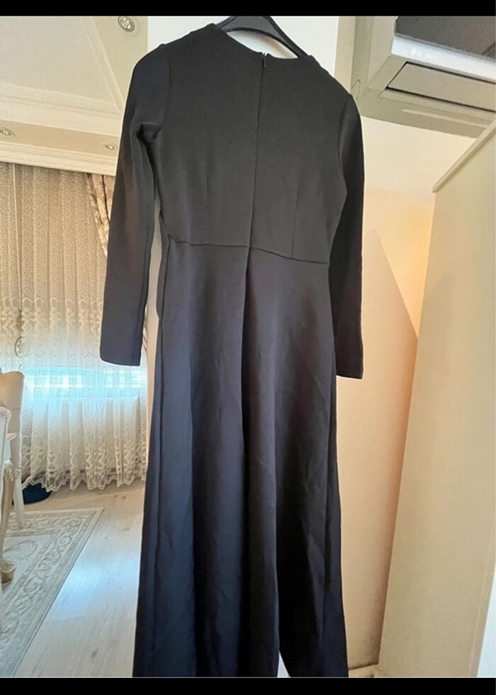 Büyük beden tesettür elbise klasik - Görsel 5