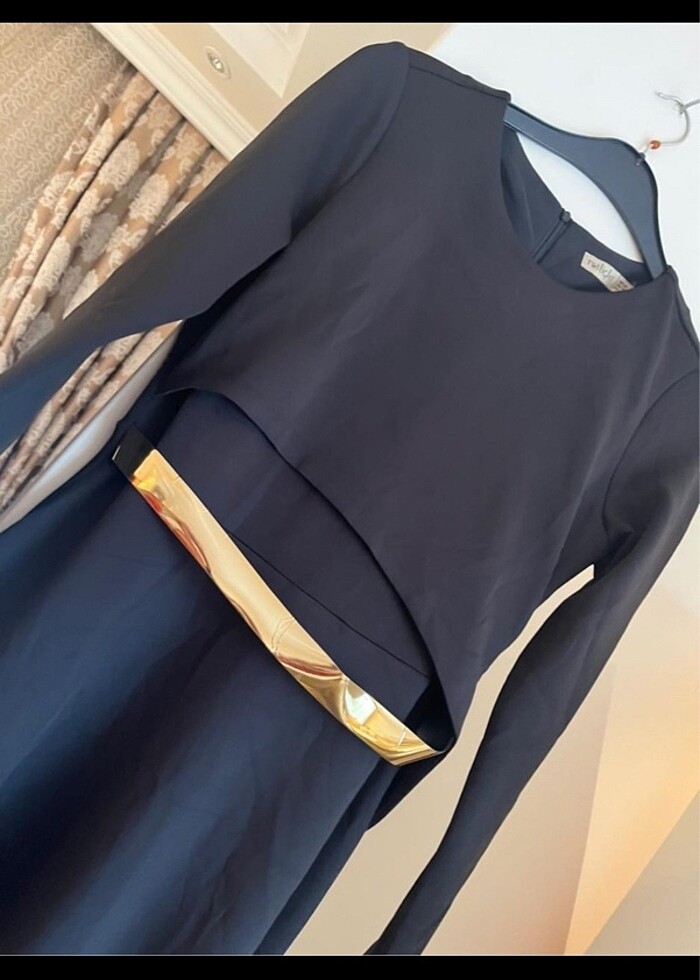 Büyük beden tesettür elbise klasik - Görsel 4