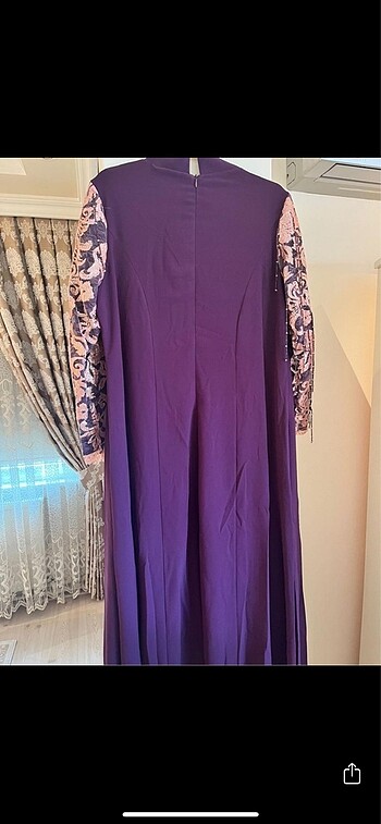 Büyük beden Tesettür abiye elbise - Görsel 5