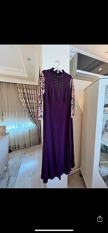 Büyük beden Tesettür abiye elbise - Görsel 7