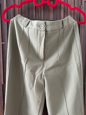 xs Beden Wide leg kumaş pantolon