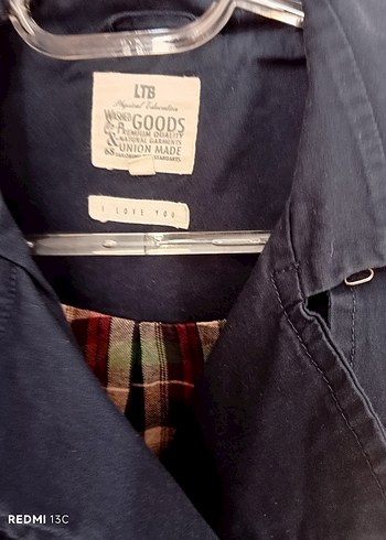 Düğmeli Mavi Denim Midi Trençkot - Görsel 2