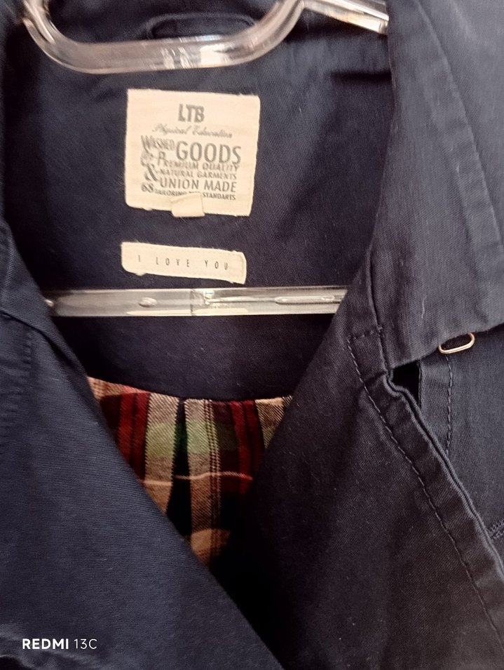 Düğmeli Mavi Denim Midi Trençkot - Görsel 2