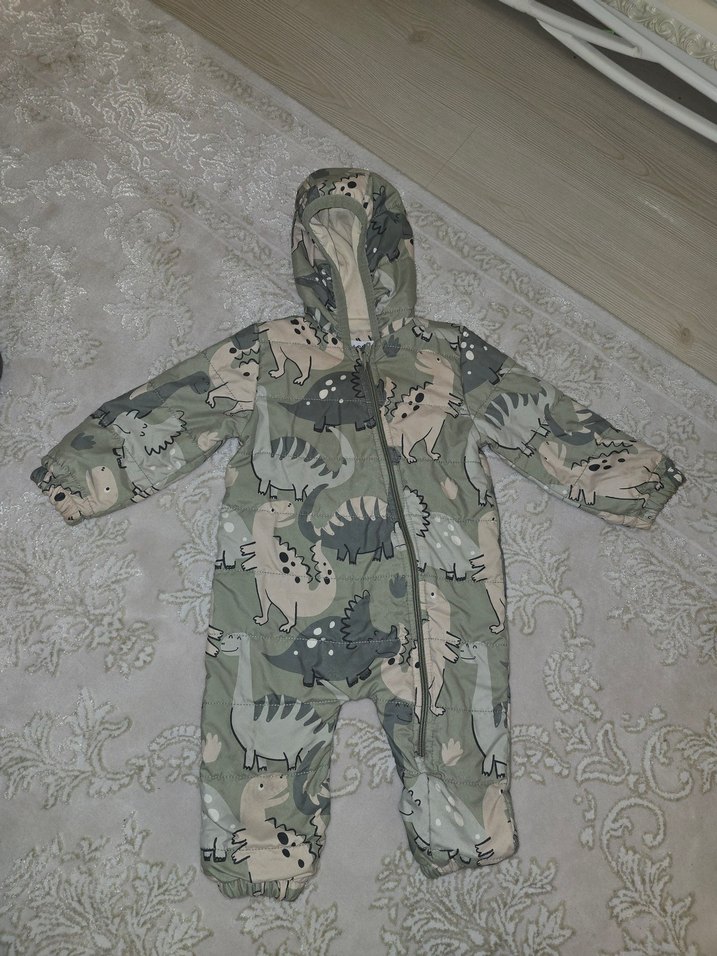 Gri Kamuflaj Desenli Bebek Tulumu - Görsel 4