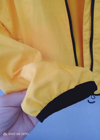Puma Sarı Erkek Spor Fermuarlı Yağmurluk