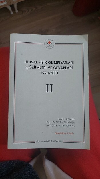 ULUSAL FİZİK OLİMPİYATLARI ÇÖZÜMLERİ VE CEVAPLARI 2 (1990-2001)
