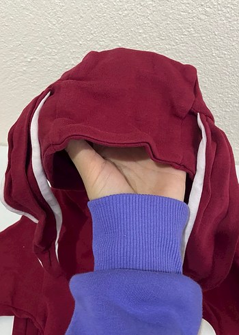 Bordo Fermuarlı Kadın Tulum - Görsel 3