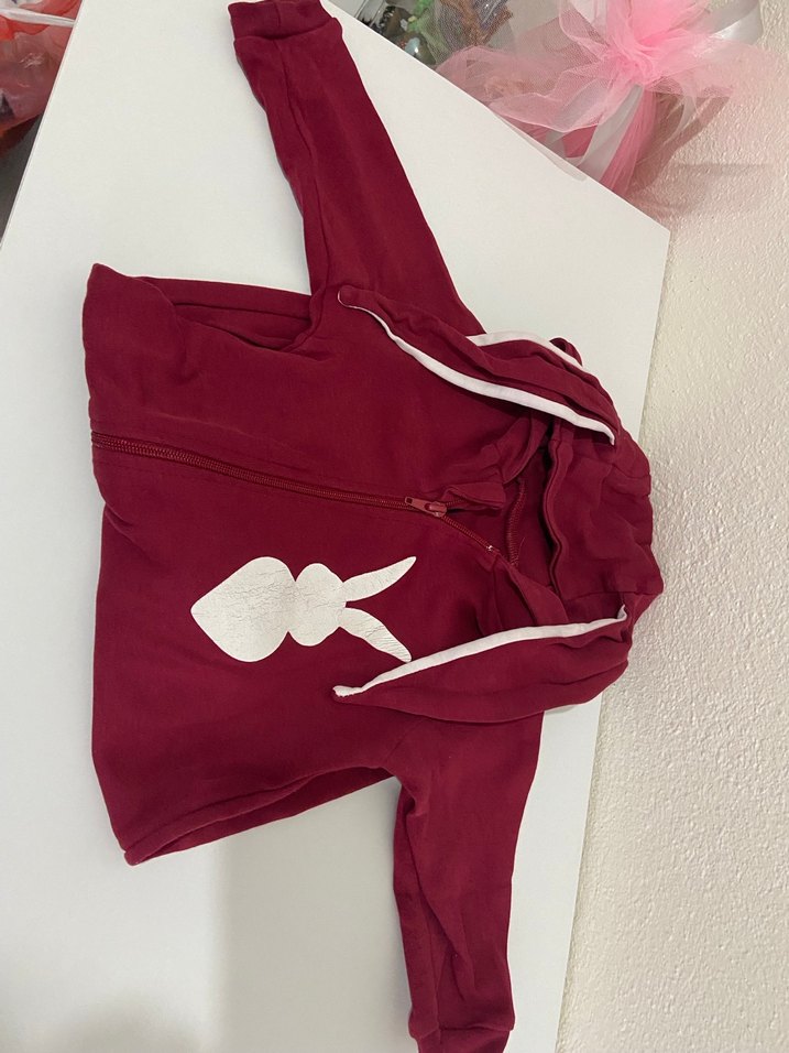 Bordo Fermuarlı Kadın Tulum - Görsel 4