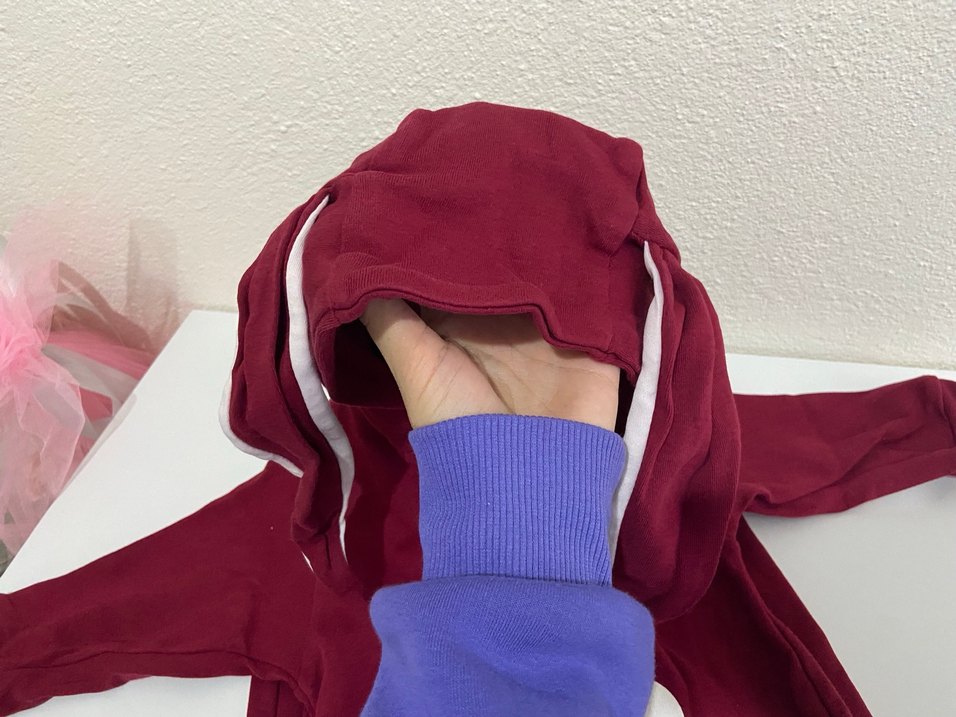 Bordo Fermuarlı Kadın Tulum - Görsel 3