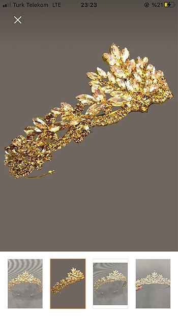 Trendyol & Milla Gold kına tacı