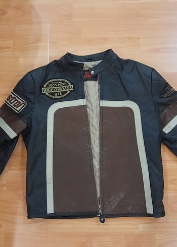 Polo Garage Retro Deri Motorcu Montu