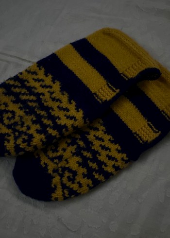 Sarı Siyah Çorap - Görsel 2