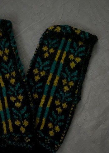 Nakışlı Çok Renkli çetik çorap - Görsel 4