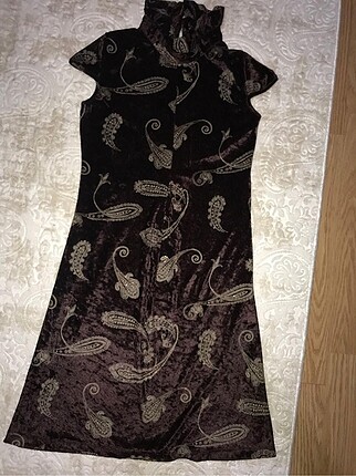 Kadife vintage elbise/toplu satış