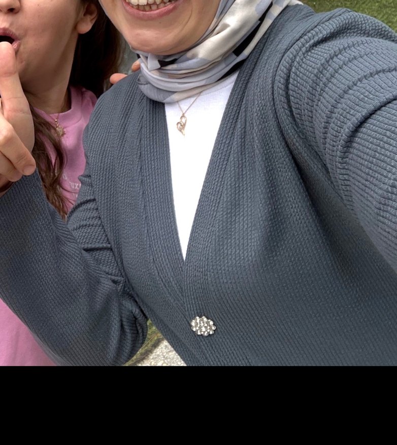 Gri Düğmeli Kadın Uzun Ceket ve Pantolon Takımı - Görsel 5