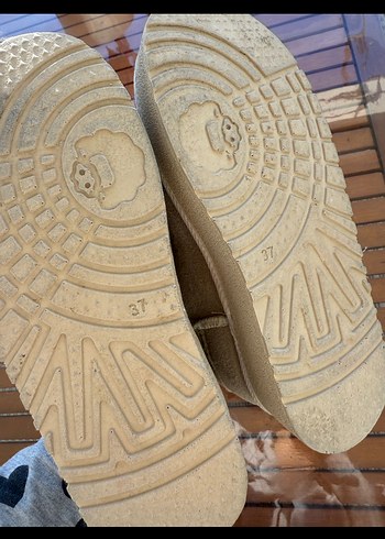 Bej Süet Kadın Dolgu Topuk Bot - Görsel 4