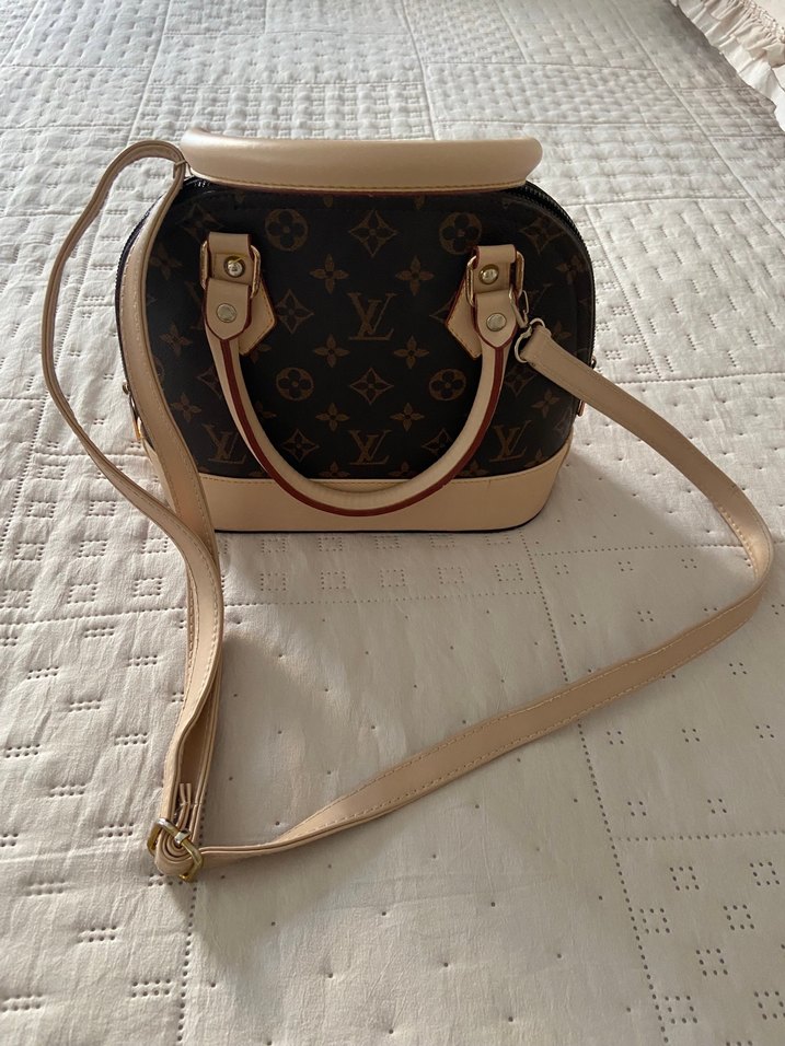 Bej Deri Tokalı Kadın Çanta - Görsel 2