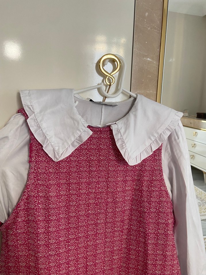 Pembe Renkli Salaş Tunik - Görsel 2