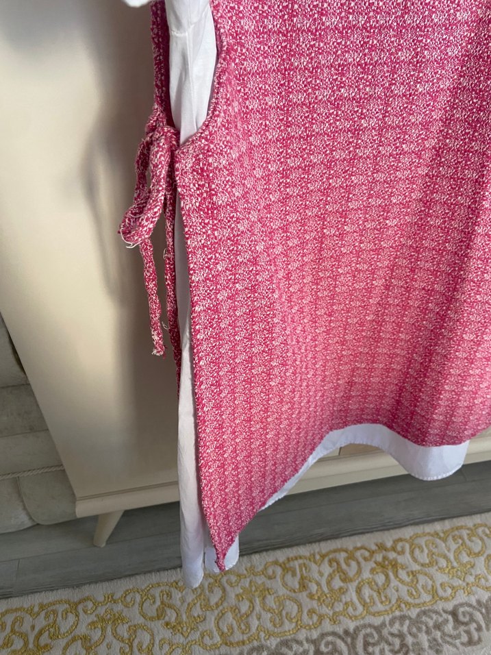 Pembe Renkli Salaş Tunik - Görsel 3