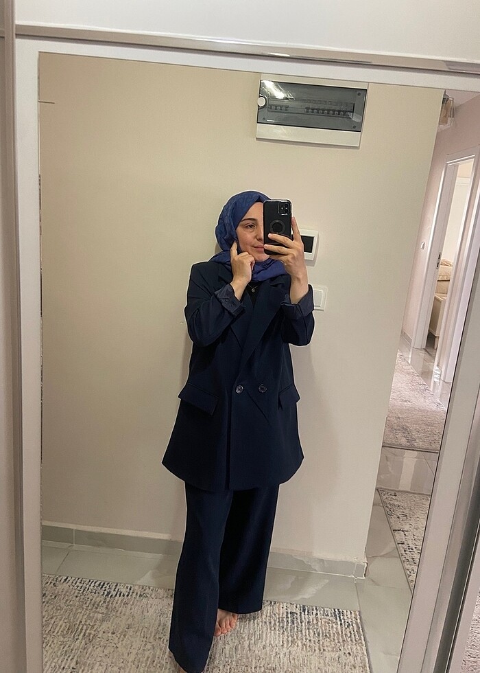 Lacivert takım - Görsel 2