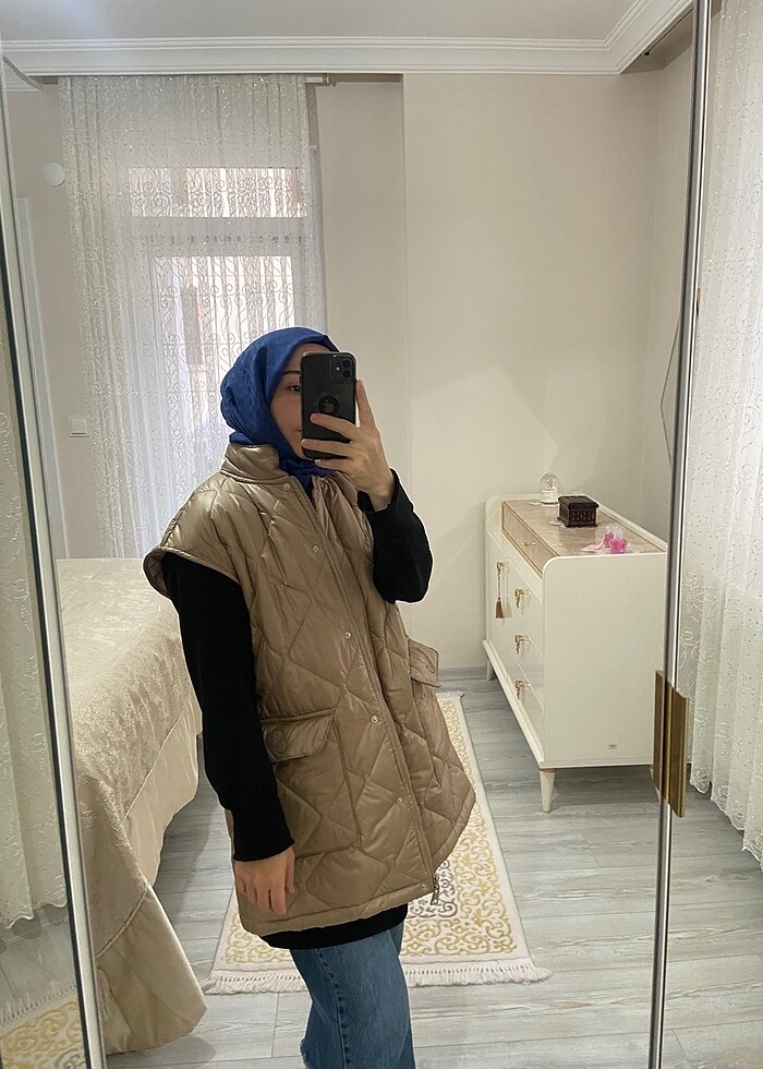 Camel yelek - Görsel 2