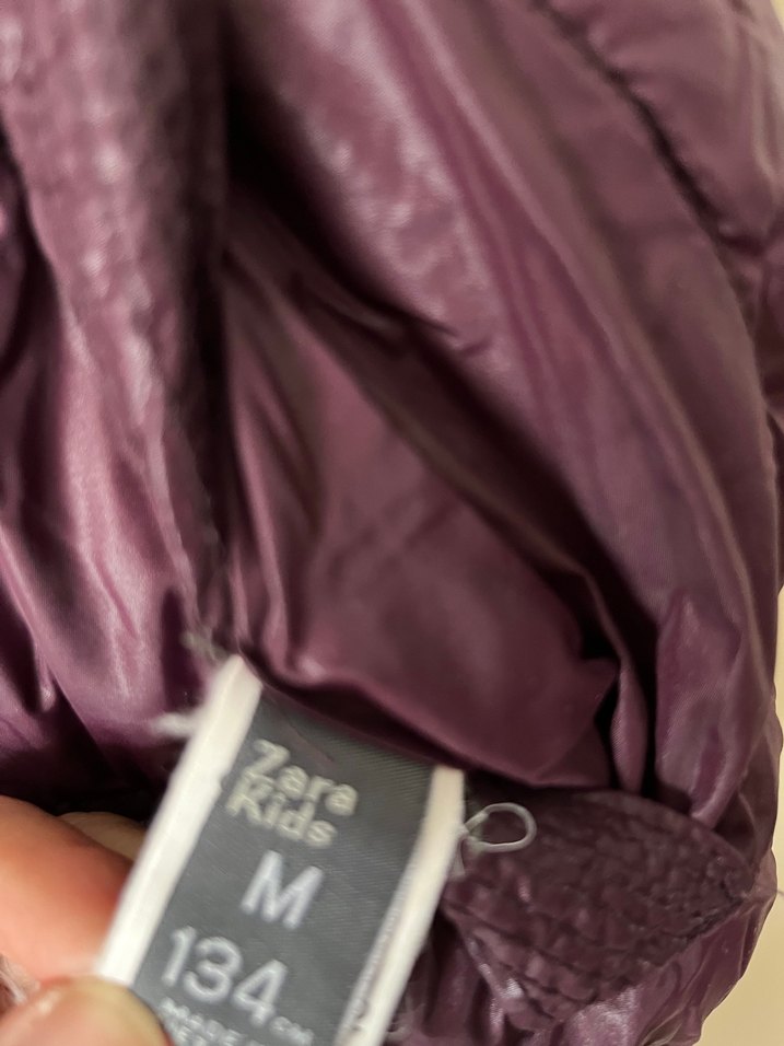 Mor Fermuarlı çocukŞişme Yelek - Görsel 4