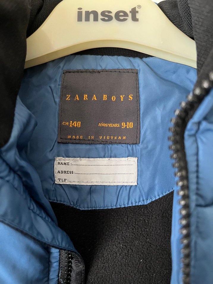 Koyu Mavi Erkek Çocuk Kapitone Mont - Görsel 4