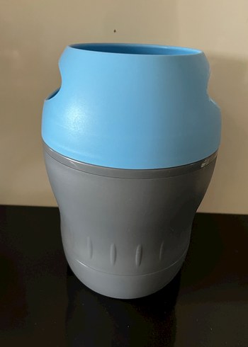 Mavi-Gri Tupperware yemek termosu - Görsel 6