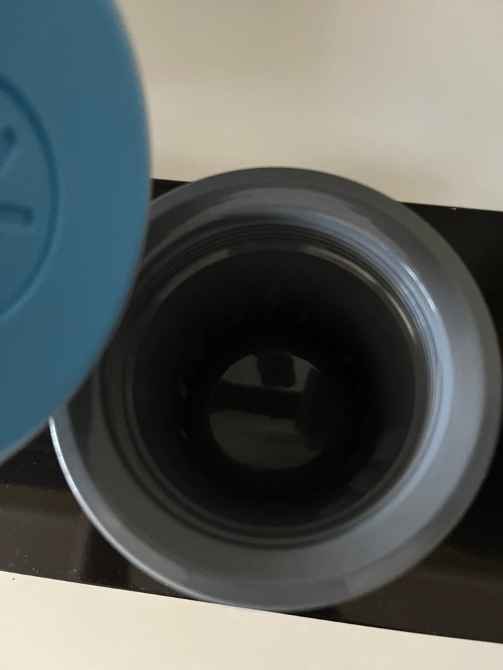 Mavi-Gri Tupperware yemek termosu - Görsel 4