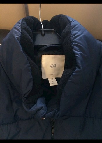 Erkek Lacivert Fermuarlı Kış Montu - Görsel 3