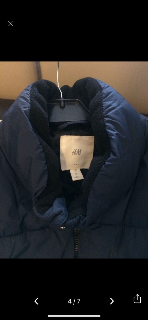 Erkek Lacivert Fermuarlı Kış Montu - Görsel 3