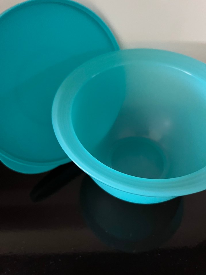 Turkuaz Kapaklı Plastik Kase - Görsel 3