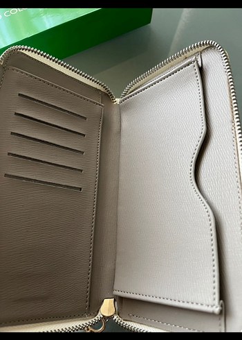 United Colors of Benetton Beyaz Deri Kadın Cüzdan - Görsel 3