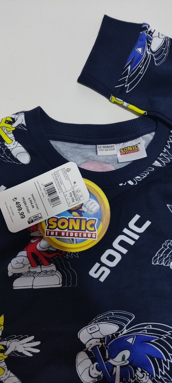 sonic sweatshirt - Görsel 2