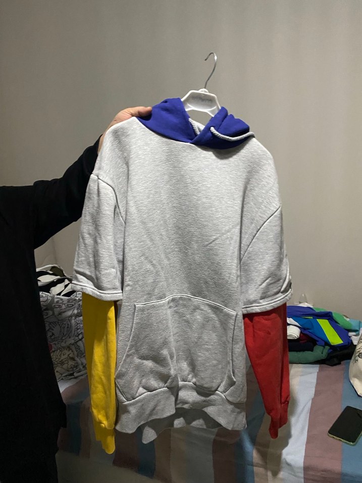 Mavi sweatshirt - Görsel 3