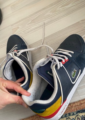 Lacoste Erkek Mavi Spor Ayakkabı - Görsel 5