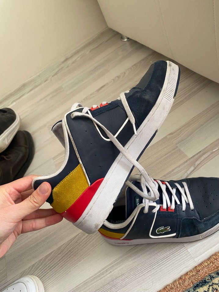 Lacoste Erkek Mavi Spor Ayakkabı - Görsel 3