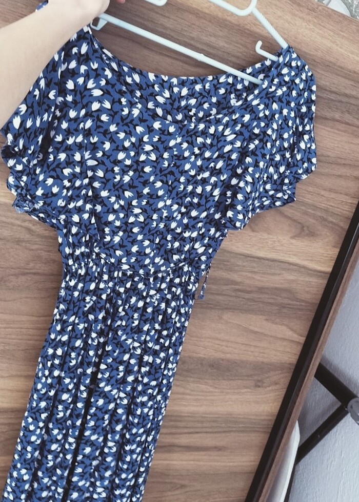 Günlük çiçekli elbise - Görsel 2